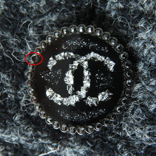 CHANEL Pants P73635 Outer: 100% wool, Lining: 100% silk, Part: 100% silk gray Women 36 Used Authentic