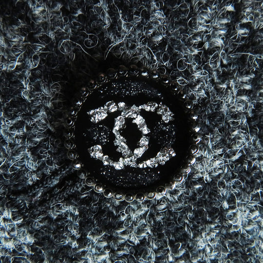 CHANEL Pants P73635 Outer: 100% wool, Lining: 100% silk, Part: 100% silk gray Women 36 Used Authentic