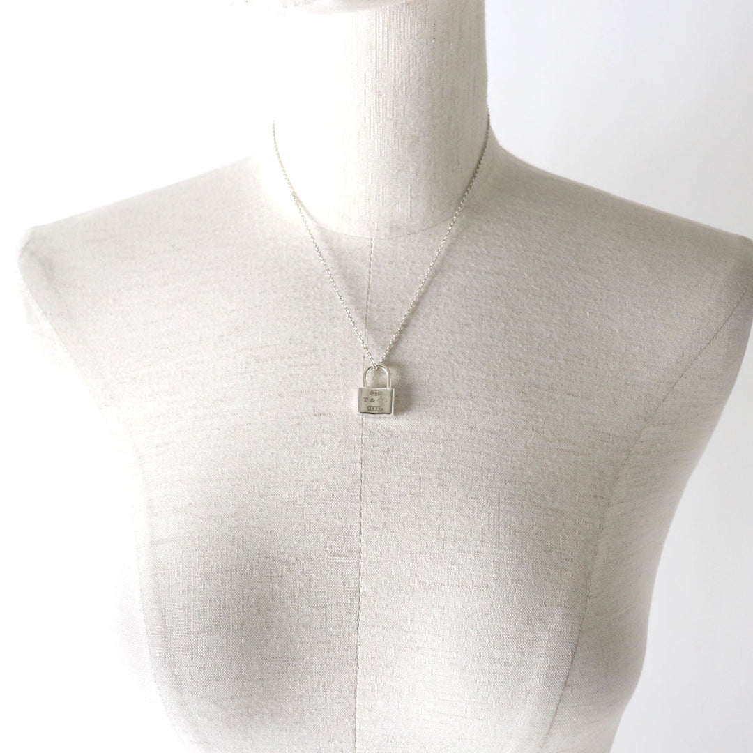 TIFFANY&Co. Necklace Main: SV925 Silver 1837 Women Used Authentic
