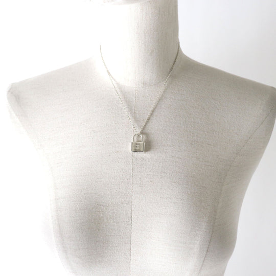 TIFFANY&Co. Necklace Main: SV925 Silver 1837 Women Used Authentic