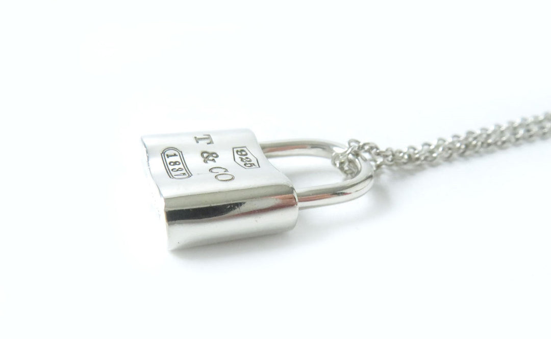 TIFFANY&Co. Necklace Main: SV925 Silver 1837 Women Used Authentic