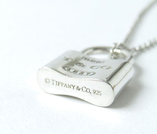 TIFFANY&Co. Necklace Main: SV925 Silver 1837 Women Used Authentic