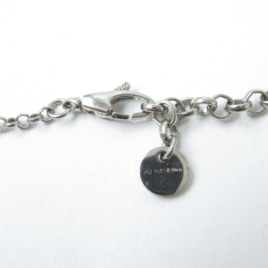 GUCCI Necklace Main�FAG925 Silver Arabesque Women Used Authentic