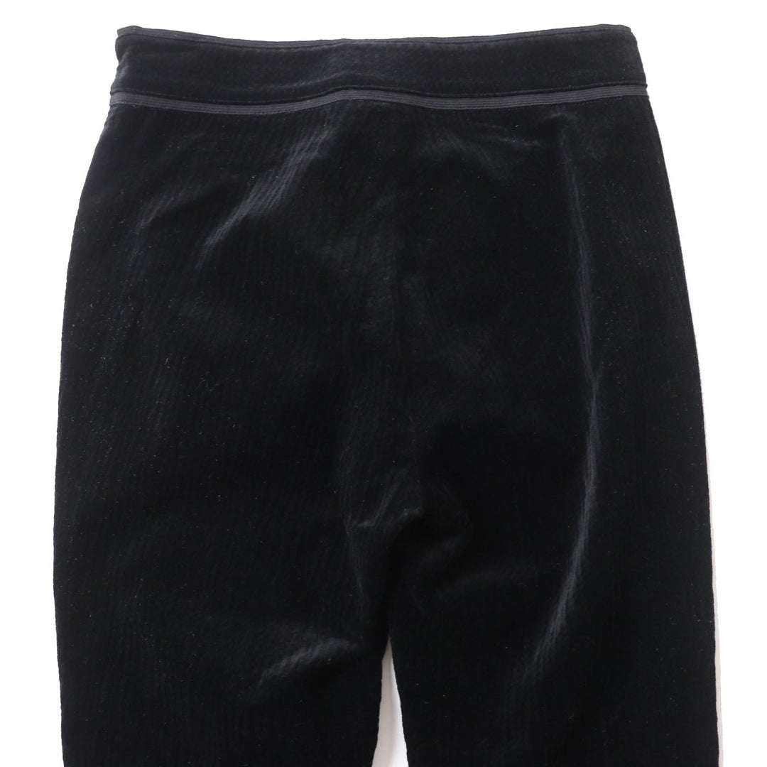 CHANEL Pants P44709 Main: 99% cotton, Main: 1% elastane (polyurethane) black Women 34 Used Authentic