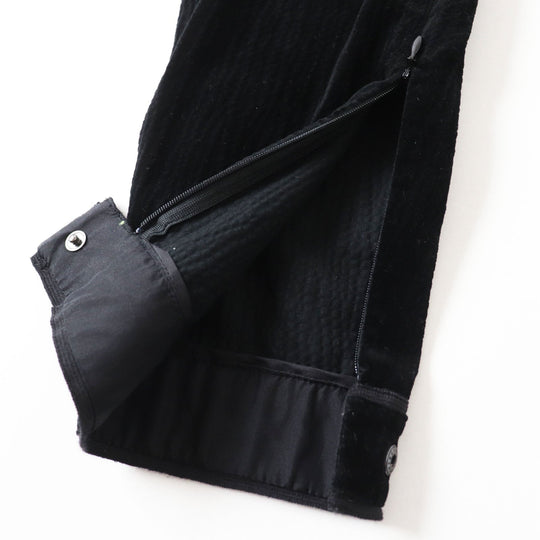 CHANEL Pants P44709 Main: 99% cotton, Main: 1% elastane (polyurethane) black Women 34 Used Authentic