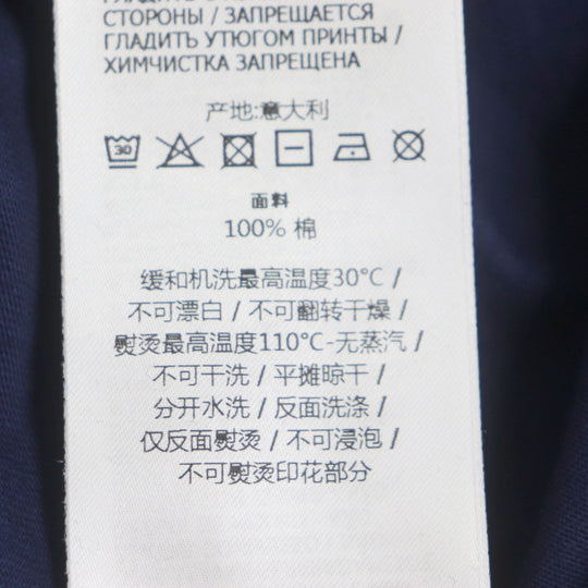 GUCCI Short sleeve T-shirt 548334 Main: 100% cotton Navy mens S Used Authentic