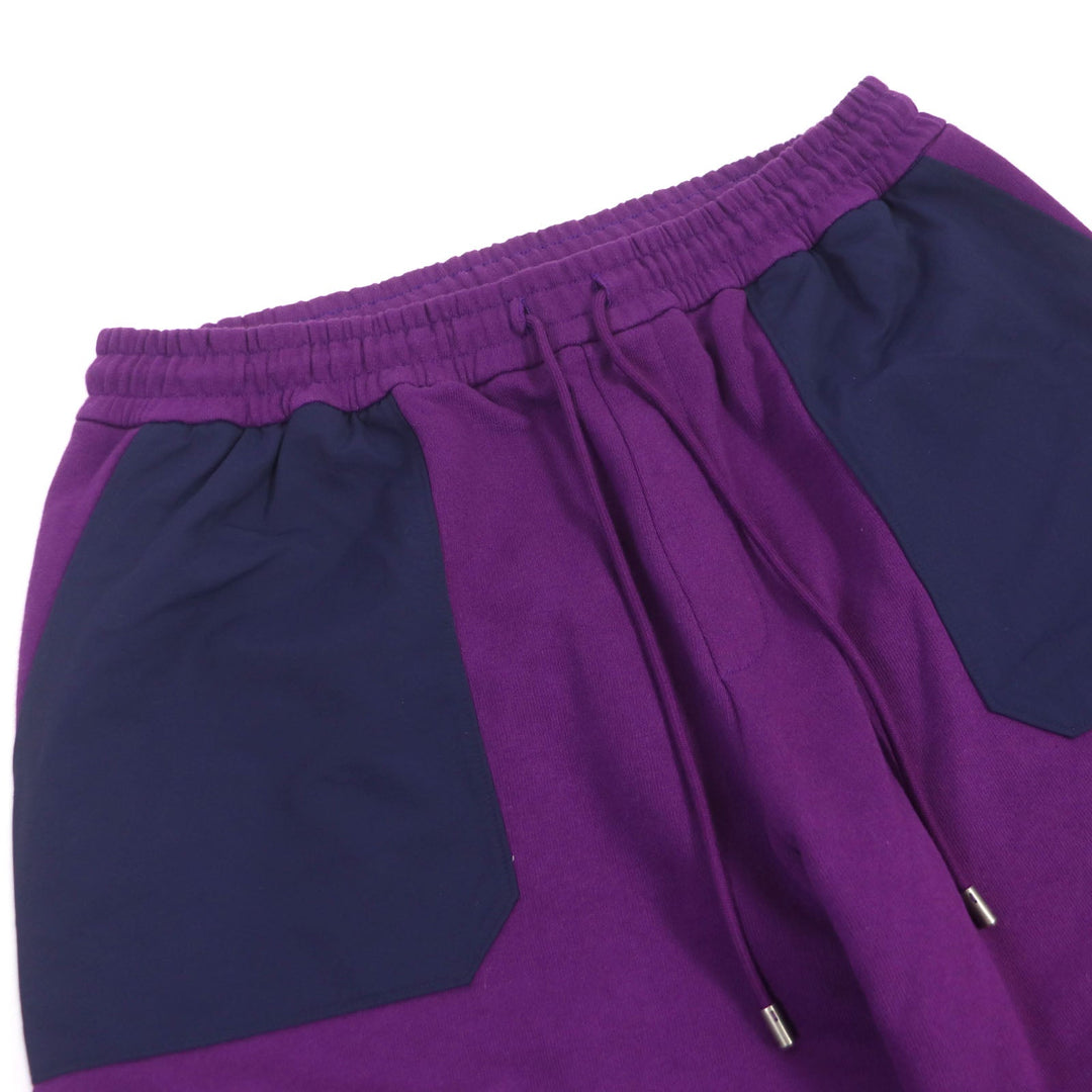 GUCCI Pants 671463 Main: 100% cotton, Part: 100% nylon purple mens L (170/86A) Used Authentic