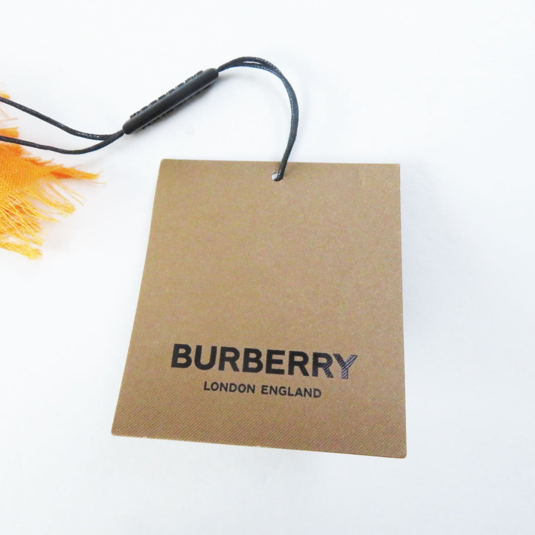 BURBERRY LONDON Stall 80174021 Main: 51% wool, Main: 49% silk Orange Women Used Authentic