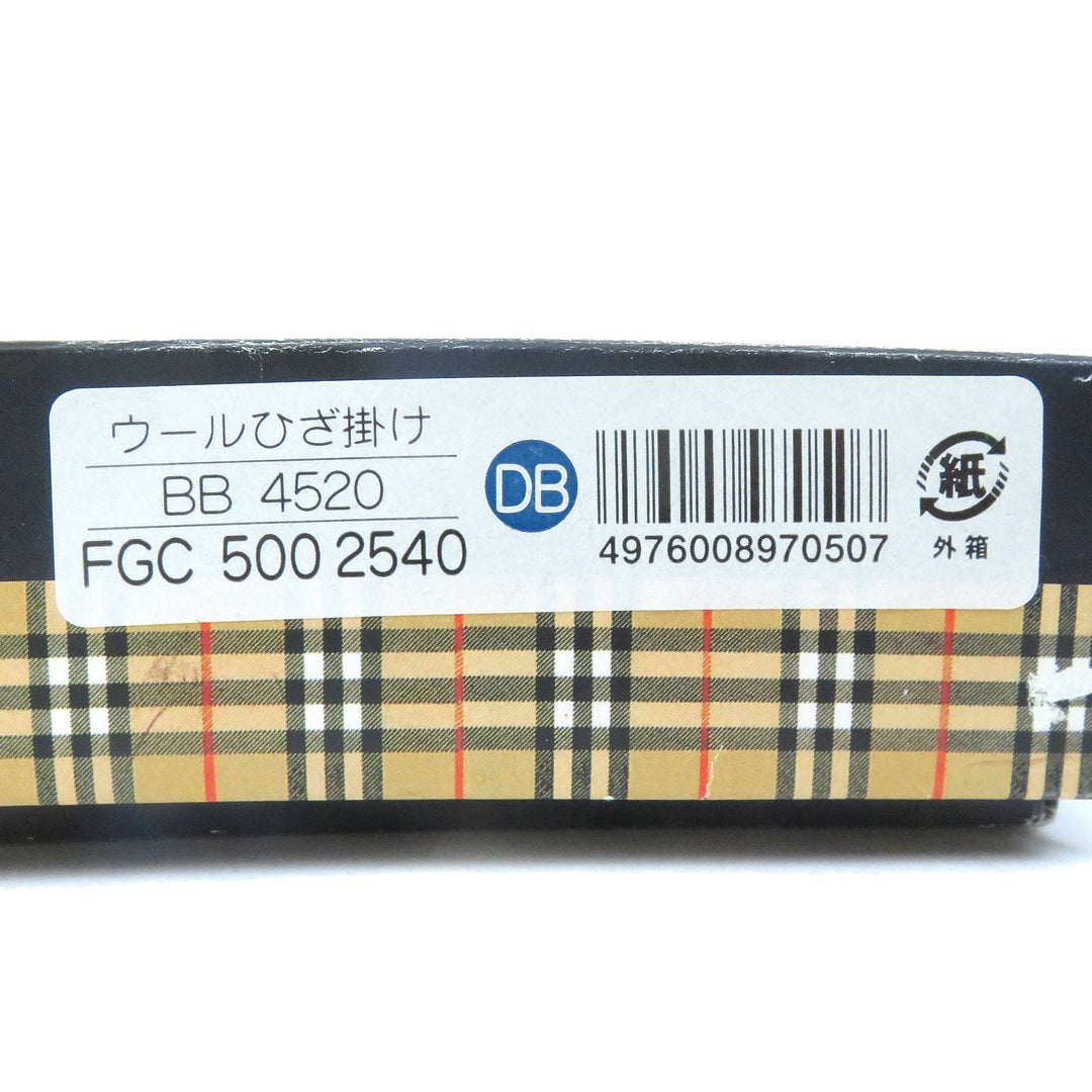 BURBERRY LONDON Scarf Main: 100% wool Gray navy unisex(Unisex) Used Authentic