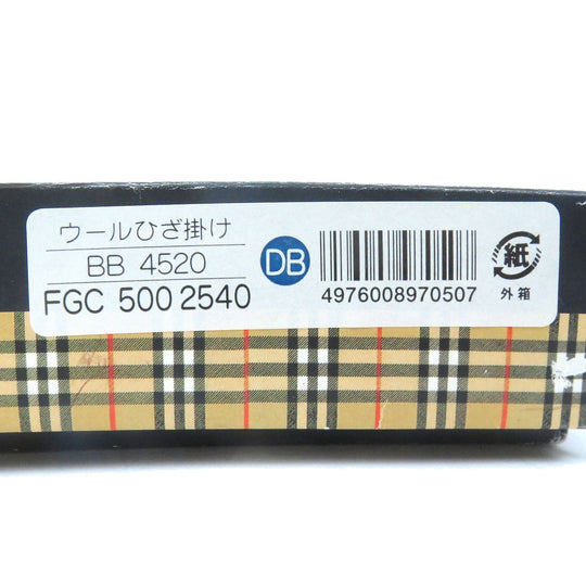 BURBERRY LONDON Scarf Main: 100% wool Gray navy unisex(Unisex) Used Authentic