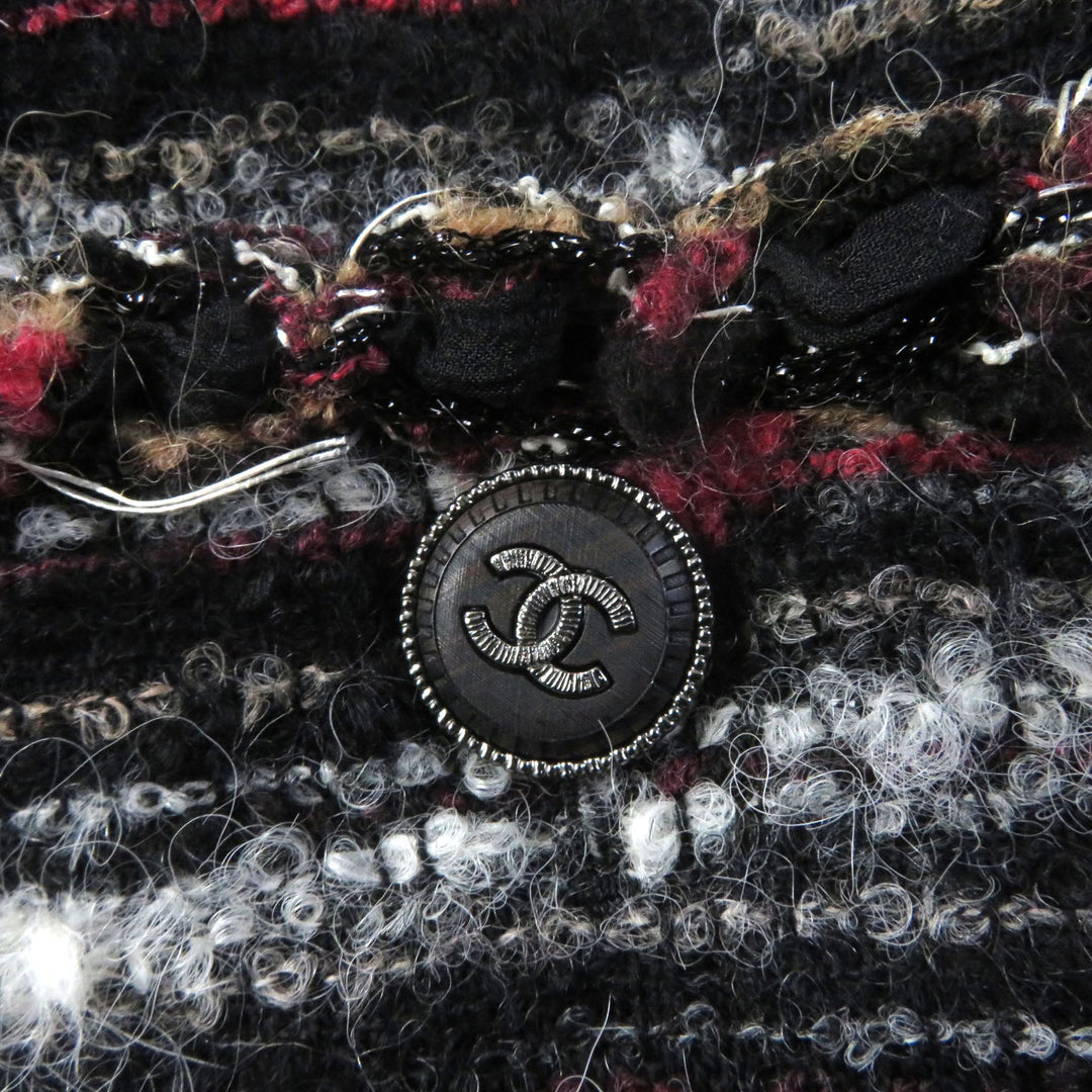 CHANEL setup P41820�EP41816 Outer material: 35% wool, Outer material: 32% cotton, Outer material: 19% alpaca, Outer material: 9% nylon, Outer material: 5% acrylic, Lining: 100% silk multicolor Women 38 Used Authentic