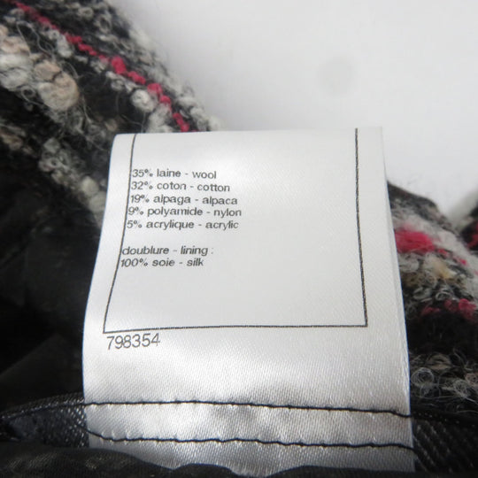 CHANEL setup P41820�EP41816 Outer material: 35% wool, Outer material: 32% cotton, Outer material: 19% alpaca, Outer material: 9% nylon, Outer material: 5% acrylic, Lining: 100% silk multicolor Women 38 Used Authentic