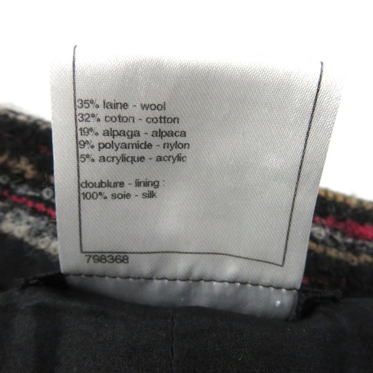 CHANEL setup P41820�EP41816 Outer material: 35% wool, Outer material: 32% cotton, Outer material: 19% alpaca, Outer material: 9% nylon, Outer material: 5% acrylic, Lining: 100% silk multicolor Women 38 Used Authentic