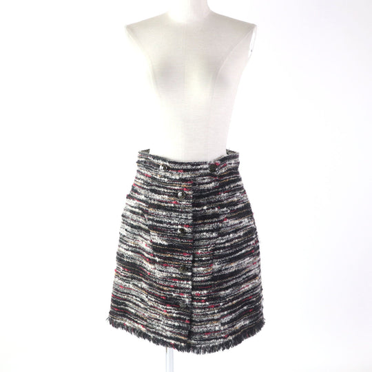 CHANEL setup P41820�EP41816 Outer material: 35% wool, Outer material: 32% cotton, Outer material: 19% alpaca, Outer material: 9% nylon, Outer material: 5% acrylic, Lining: 100% silk multicolor Women 38 Used Authentic