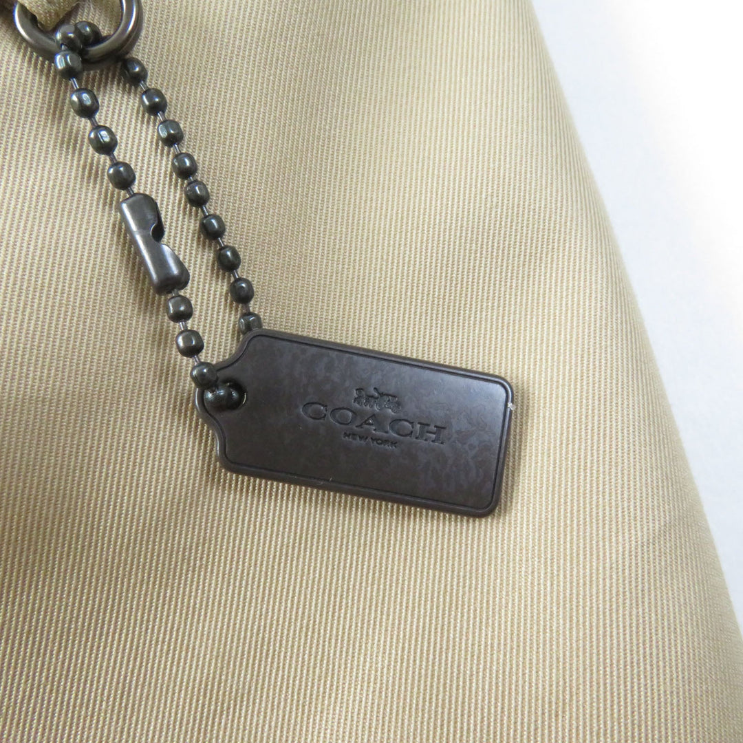 COACH trench coat F76255 cotton beige LP