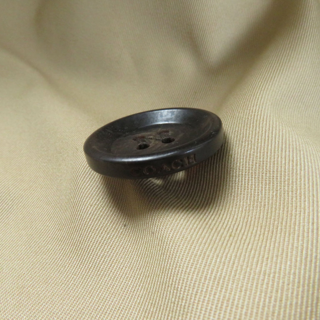 COACH trench coat F76255 cotton beige LP