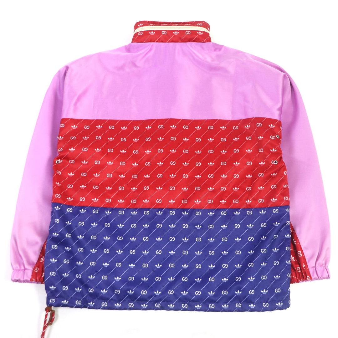 GUCCI Mountain Hoodie 691429 Main: 100% acetate, Main2: 100% polyester, Main3: 100% nylon, Applique: 65% rayon, 35% cotton, Leather: Cowhide multicolor mens 44 Used Authentic