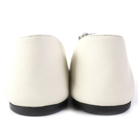 GUCCI pumps 621161 Main: Leather Ivory Women 35 1/2 Used Authentic