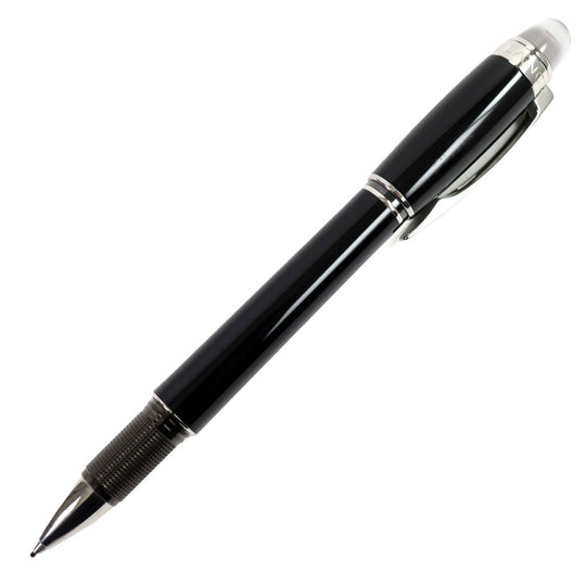 MONTBLANC Ballpoint pen resin Black Silver Starwalker mens(Unisex) Used Authentic