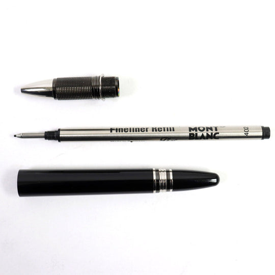 MONTBLANC Ballpoint pen resin Black Silver Starwalker mens(Unisex) Used Authentic