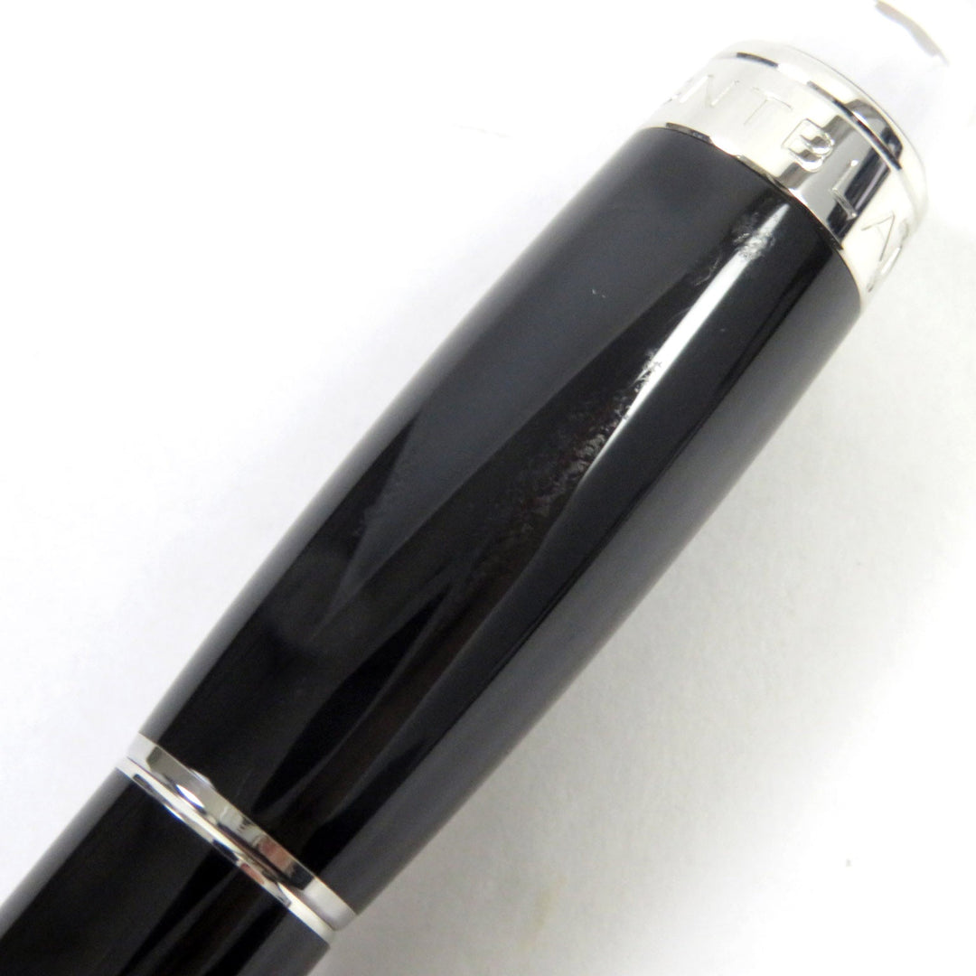 MONTBLANC Ballpoint pen resin Black Silver Starwalker mens(Unisex) Used Authentic