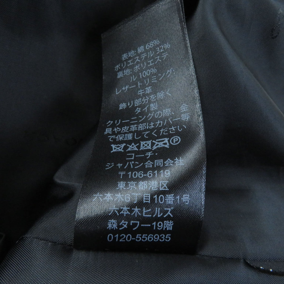 COACH trench coat F21800 Outer: 68% cotton, Outer: 32% polyester, Lining: 100% polyester, Part: leather beige Women XS Used Authentic