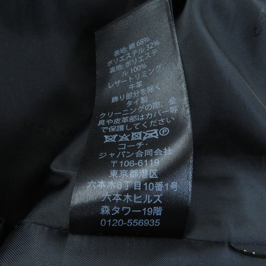 COACH trench coat F21800 Outer: 68% cotton, Outer: 32% polyester, Lining: 100% polyester, Part: leather beige Women XS Used Authentic