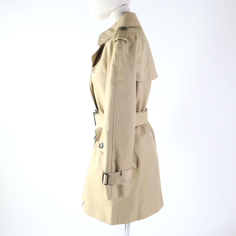 COACH trench coat F21800 Outer: 68% cotton, Outer: 32% polyester, Lining: 100% polyester, Part: leather beige Women XS Used Authentic