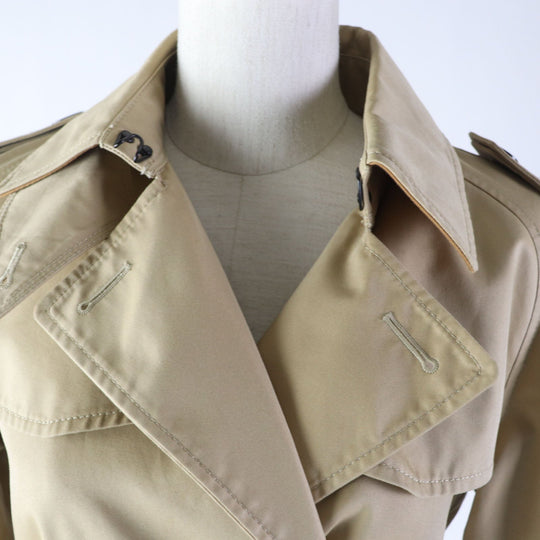 COACH trench coat F21800 Outer: 68% cotton, Outer: 32% polyester, Lining: 100% polyester, Part: leather beige Women XS Used Authentic