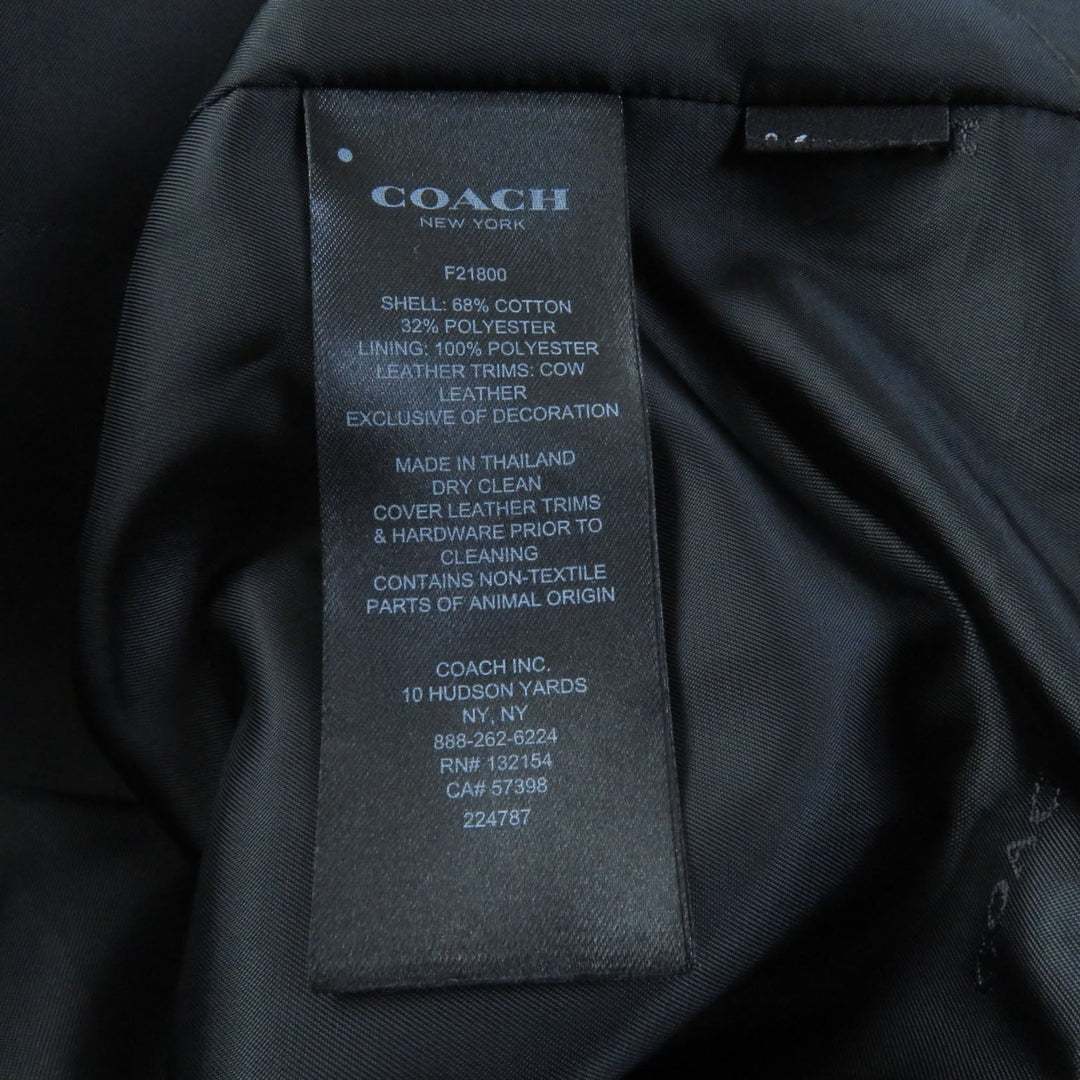 COACH trench coat F21800 Outer: 68% cotton, Outer: 32% polyester, Lining: 100% polyester, Part: leather beige Women XS Used Authentic