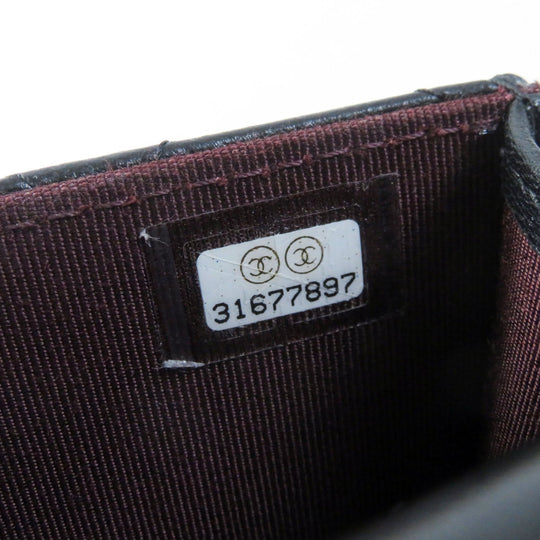 CHANEL Shoulder Bag AP2164 Main: Lamb leather black Matrasse Women Used Authentic