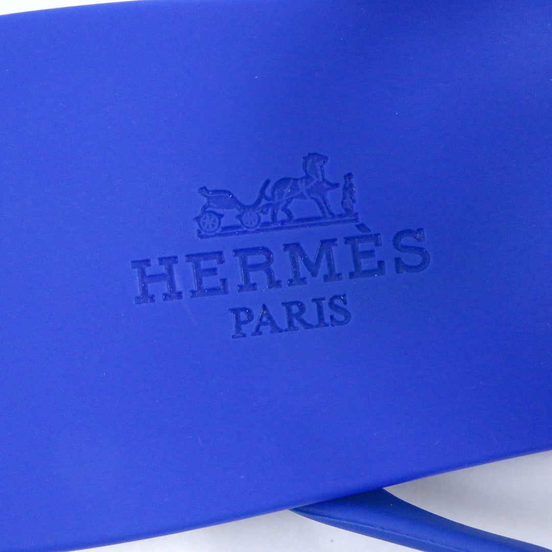 HERMES Sandals Main: Rubber blue Women 37 Used Authentic
