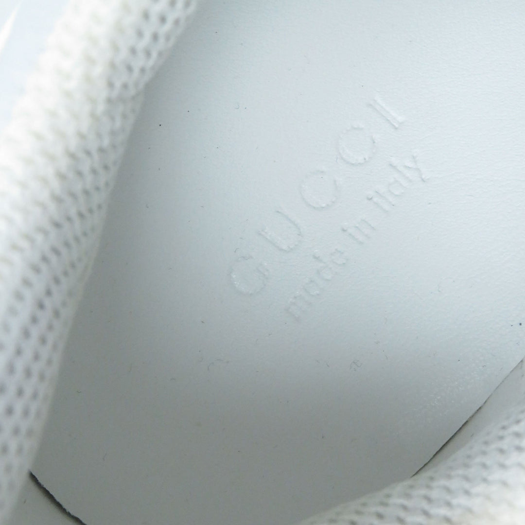 GUCCI Low cut sneakers 700290 PVC, Leather White green Women 35 Used Authentic