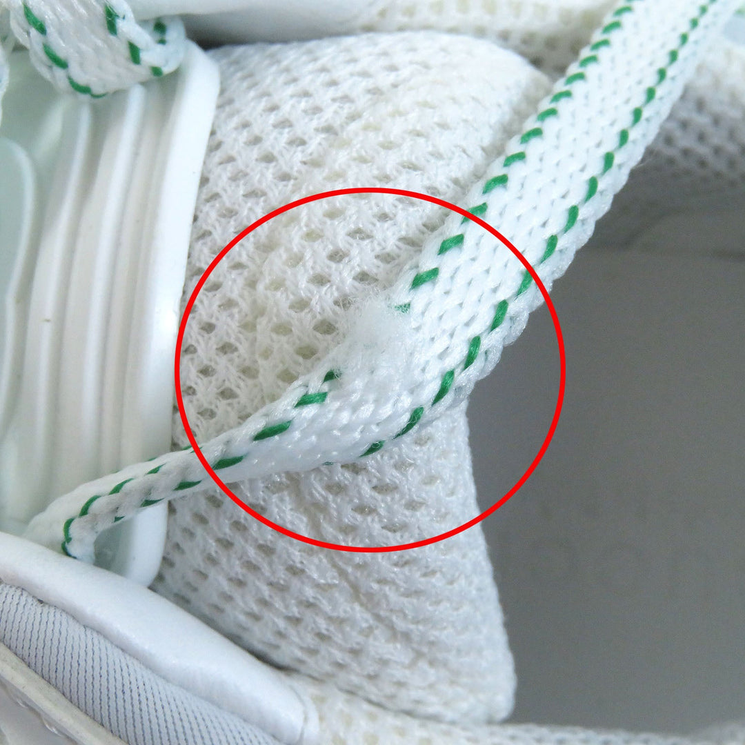 GUCCI Low cut sneakers 700290 PVC, Leather White green Women 35 Used Authentic