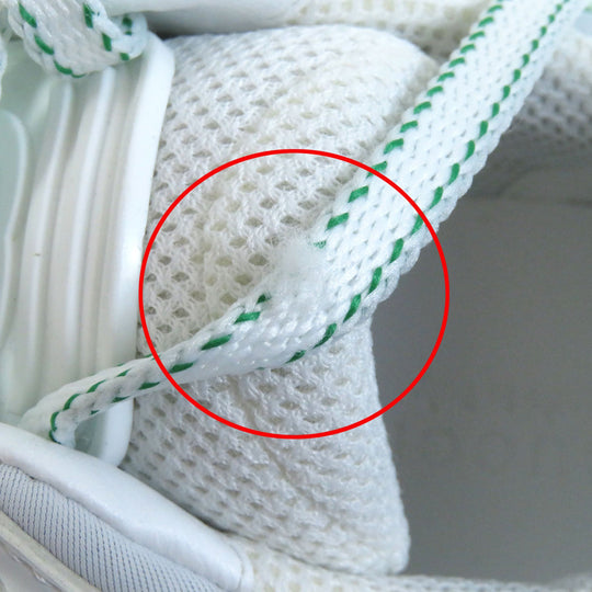 GUCCI Low cut sneakers 700290 PVC, Leather White green Women 35 Used Authentic