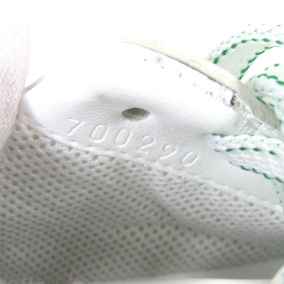 GUCCI Low cut sneakers 700290 PVC, Leather White green Women 35 Used Authentic