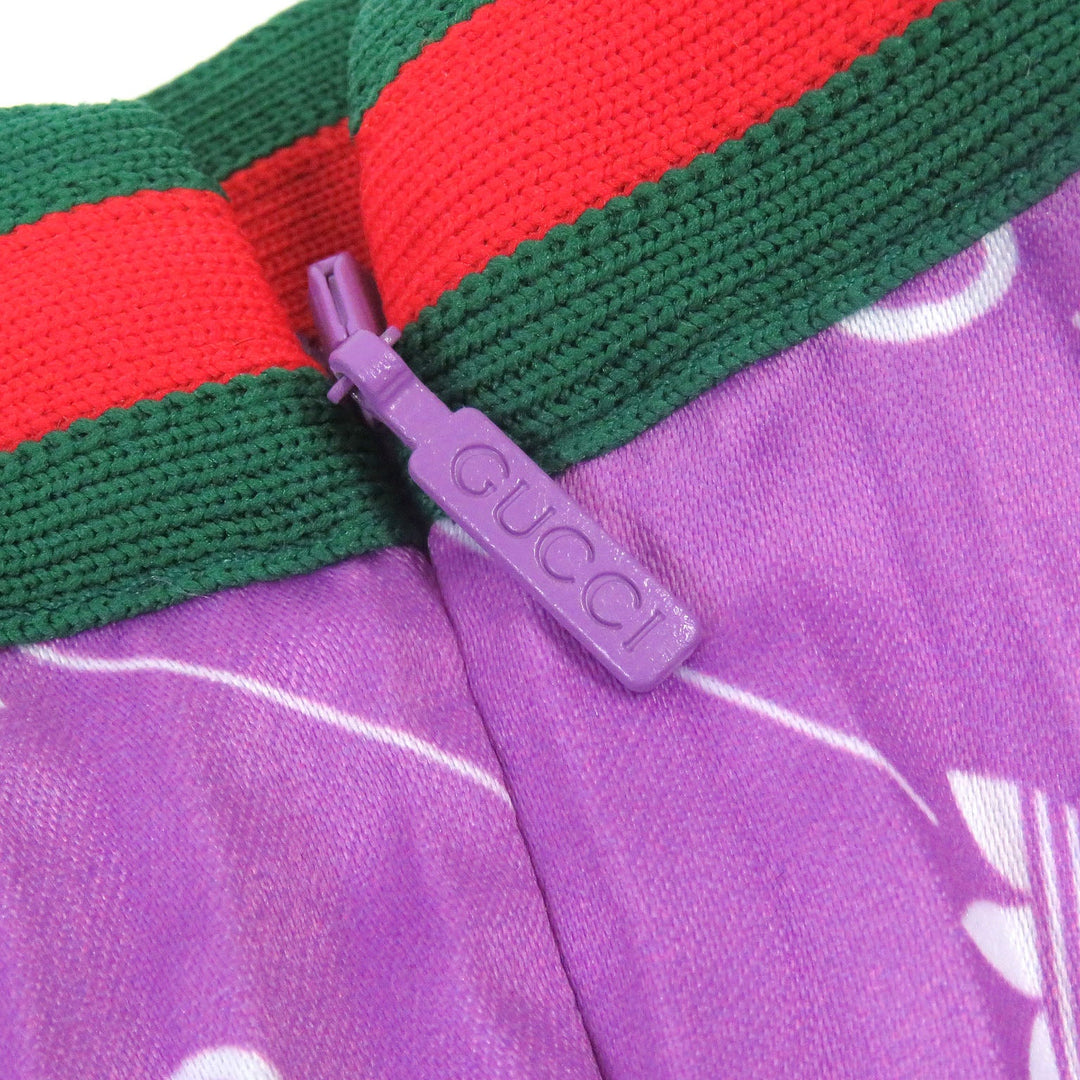 GUCCI Pleated skirt 696770 Main: 100% polyester, Part: 100% nylon purple Women 42 Used Authentic