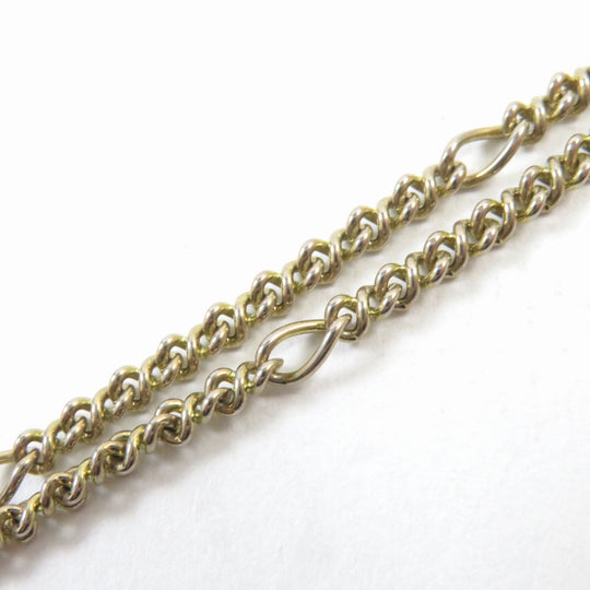 GUCCI Necklace Main: Gold Plated Part: Color Stone Gold green 412885 mens Used Authentic