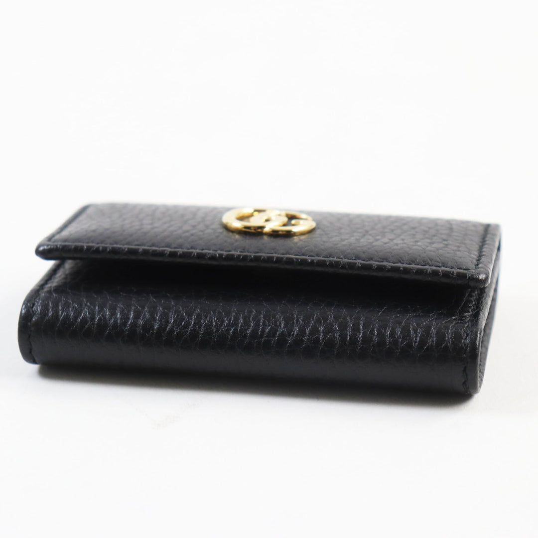 GUCCI Key case Key holder  456118 Main: Leather black mens Used Authentic