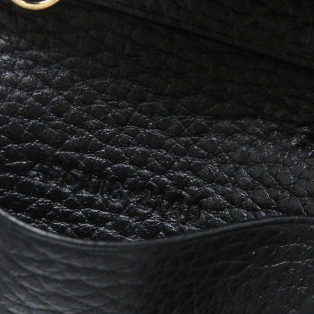 GUCCI Key case Key holder  456118 Main: Leather black mens Used Authentic