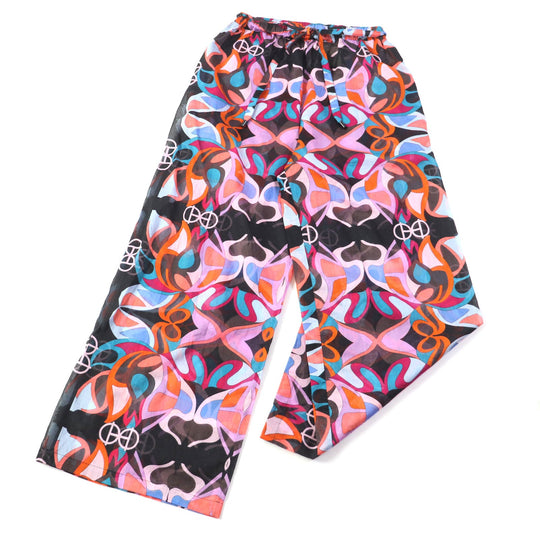 HERMES Pants Main: 100% cotton multicolor Women 34 Used Authentic