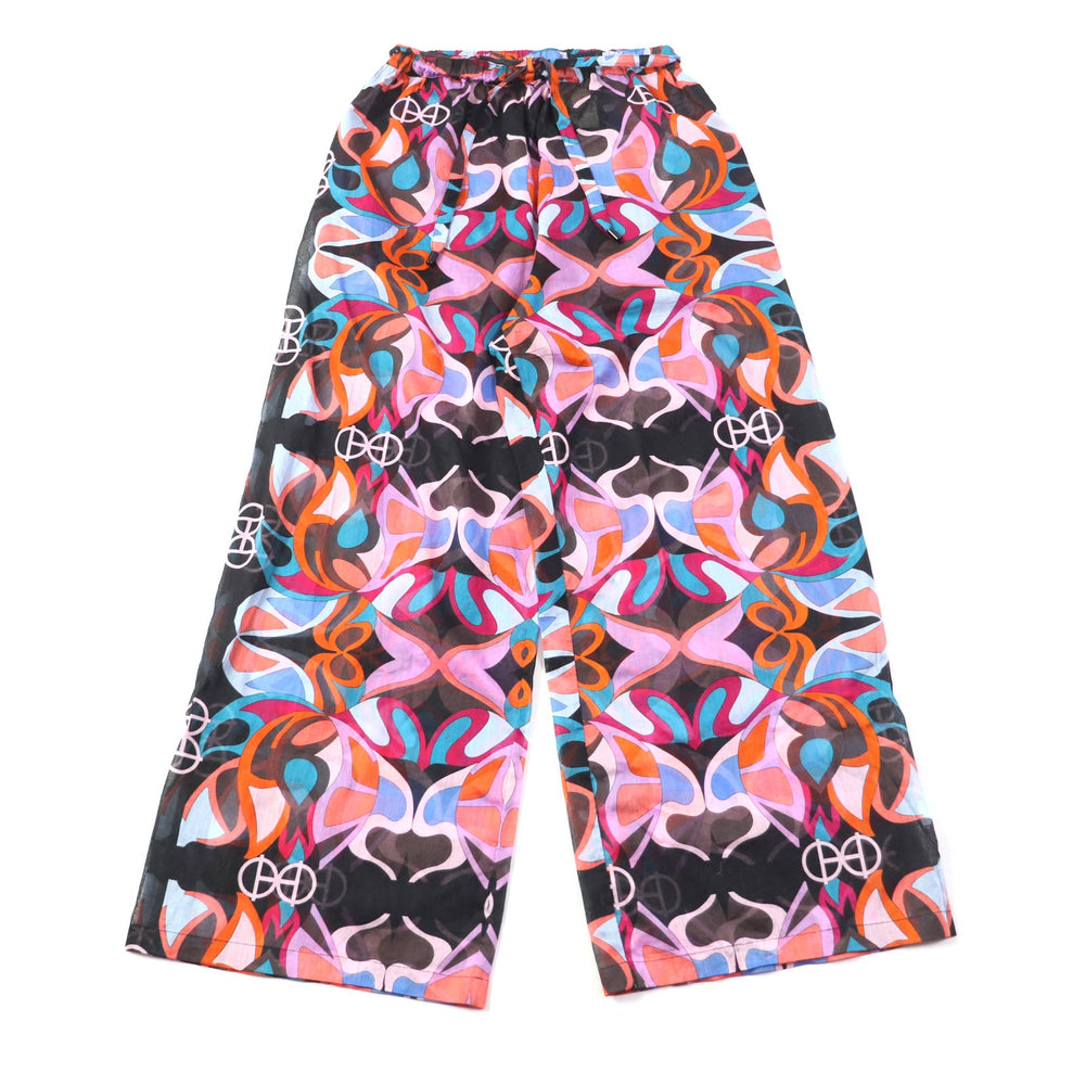 HERMES Pants Main: 100% cotton multicolor Women 34 Used Authentic