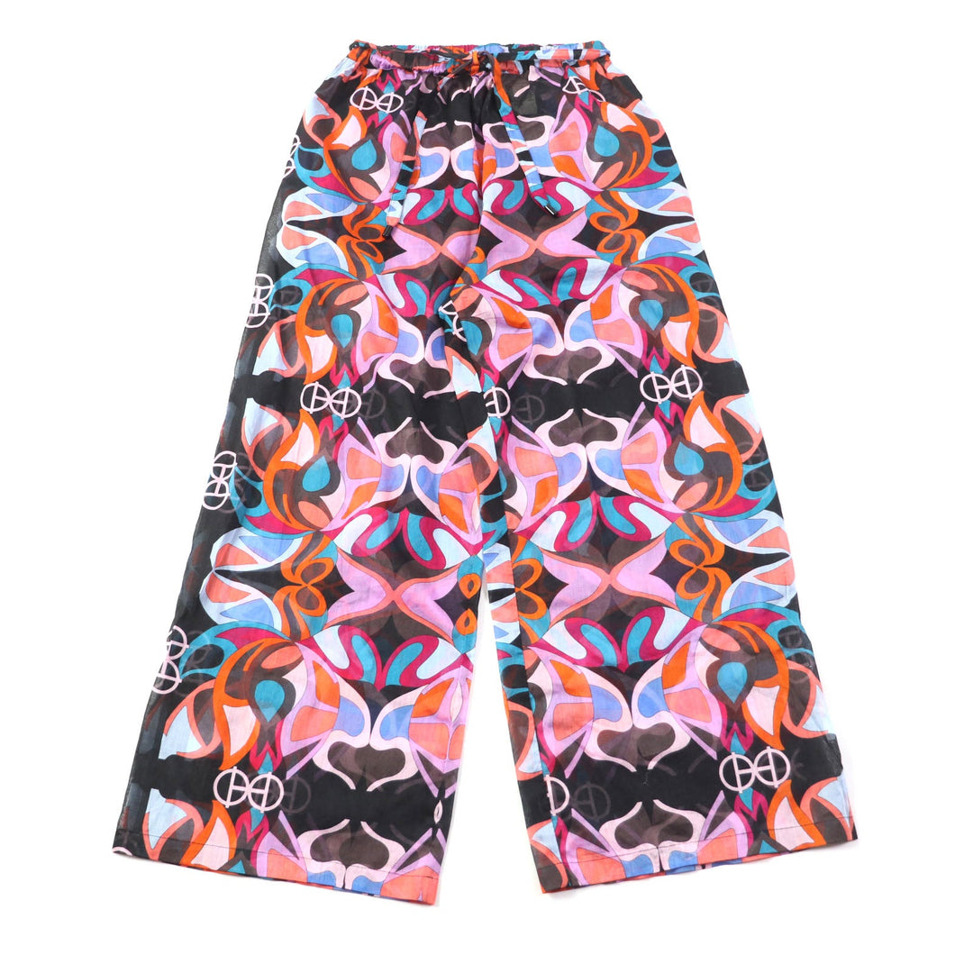 HERMES Pants Main: 100% cotton multicolor Women 34 Used Authentic