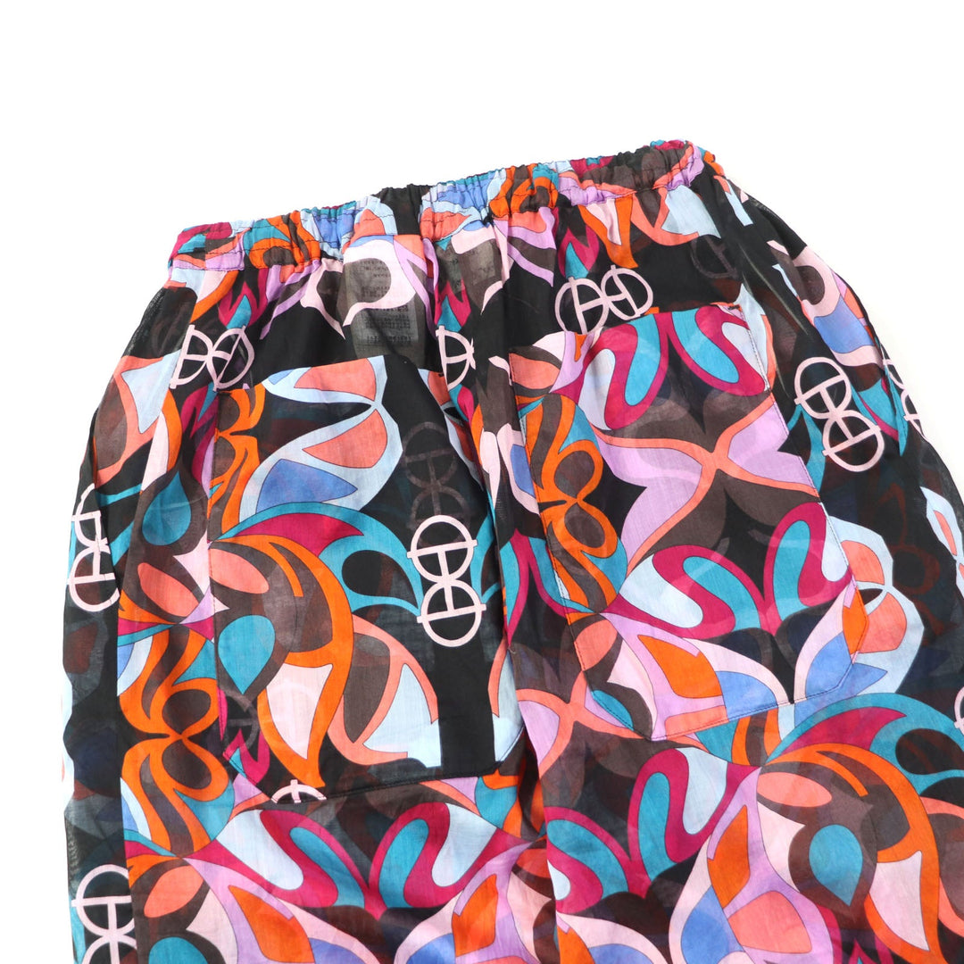 HERMES Pants Main: 100% cotton multicolor Women 34 Used Authentic