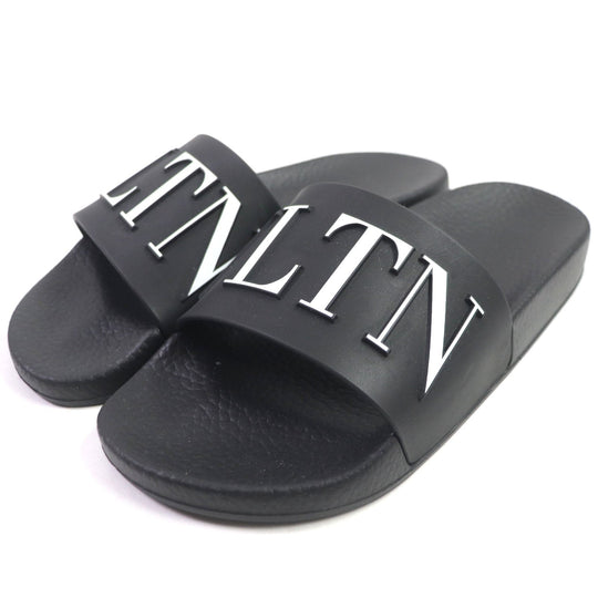 VALENTINO Sandals Main: Rubber, Main: Leather Black White VLTN Women 35 Used Authentic