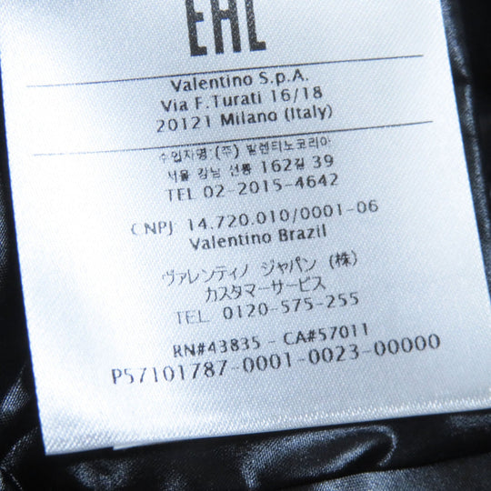 VALENTINO Down jacket UB3CN01P5LE Outer: 100% nylon, Lining: 100% nylon, Filling: 100% polyester, Filling: 80% down, Filling: 20% feather black Women 36 Used Authentic