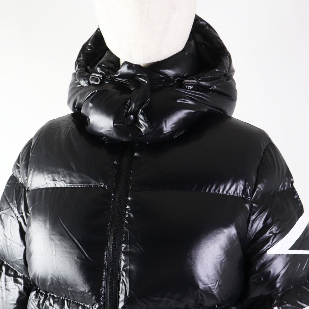 VALENTINO Down jacket UB3CN01P5LE Outer: 100% nylon, Lining: 100% nylon, Filling: 100% polyester, Filling: 80% down, Filling: 20% feather black Women 36 Used Authentic
