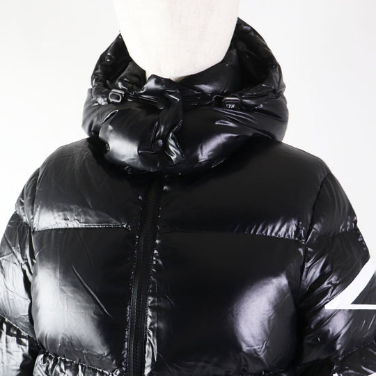 VALENTINO Down jacket UB3CN01P5LE Outer: 100% nylon, Lining: 100% nylon, Filling: 100% polyester, Filling: 80% down, Filling: 20% feather black Women 36 Used Authentic