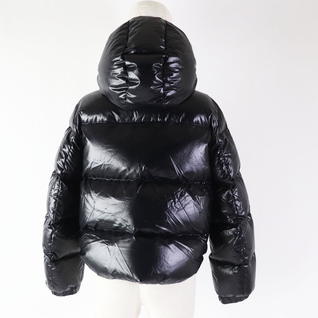 VALENTINO Down jacket UB3CN01P5LE Outer: 100% nylon, Lining: 100% nylon, Filling: 100% polyester, Filling: 80% down, Filling: 20% feather black Women 36 Used Authentic
