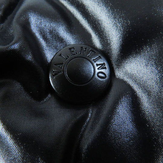 VALENTINO Down jacket UB3CN01P5LE Outer: 100% nylon, Lining: 100% nylon, Filling: 100% polyester, Filling: 80% down, Filling: 20% feather black Women 36 Used Authentic